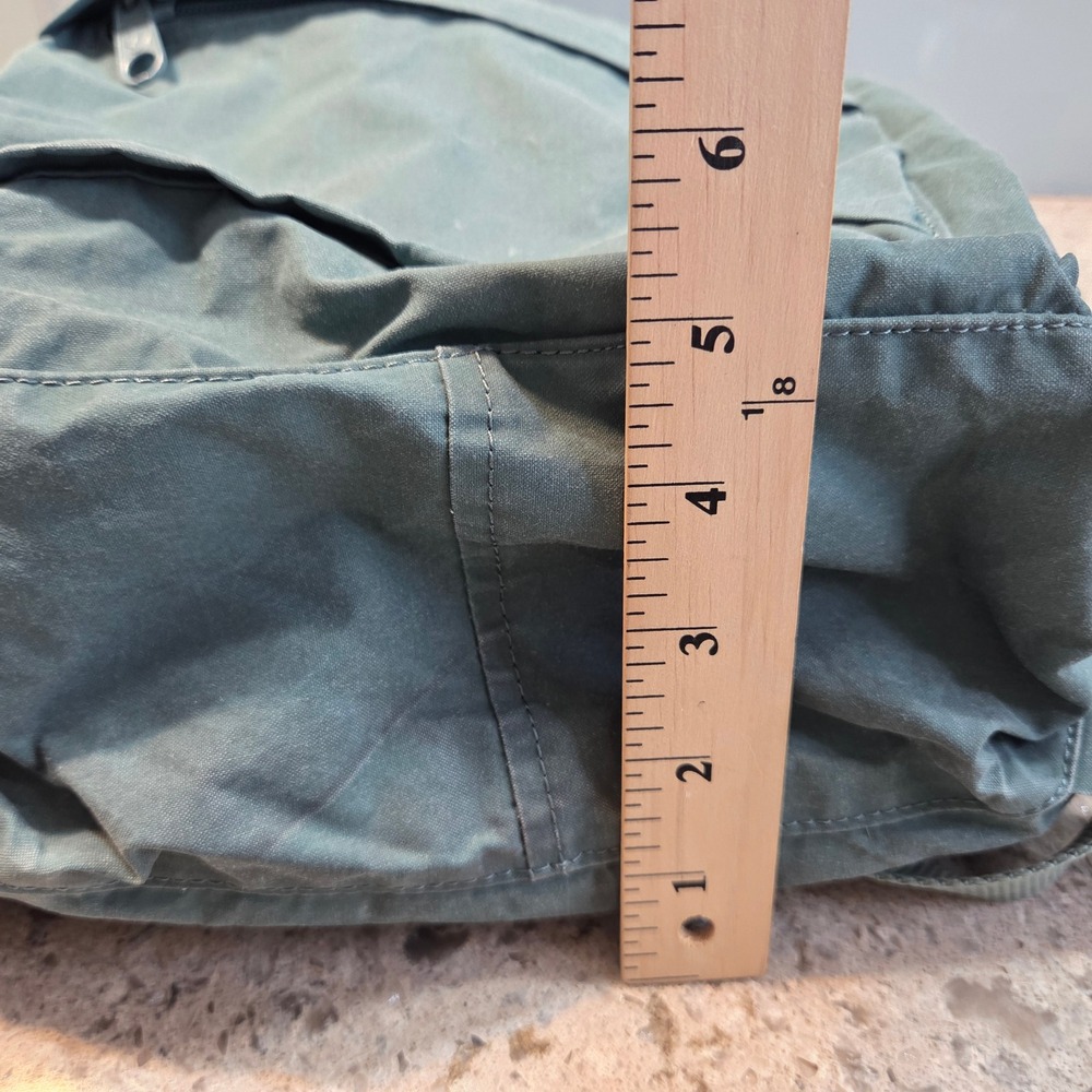 Fjallraven Kanken Classic Backpack Slate Blue Sage Green Everyday Bag Functional - Picture 6 of 16